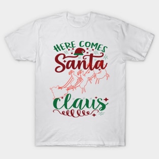 Santa Sleigh Xmas T-Shirt